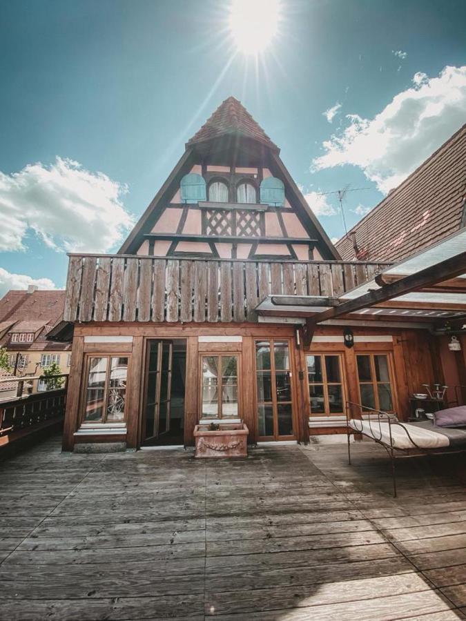 Cafe Einzigartig Apartment Rothenburg ob der Tauber Exterior photo